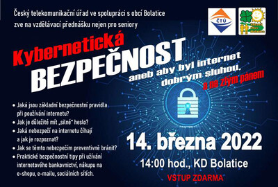 MAS Hlučínsko: Přednáška: Kybernetická bezpečnost