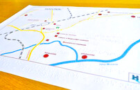 Hodonín: Hmatová mapa pro hendikepované turisty