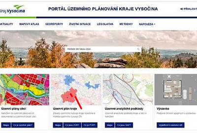 Kraj Vysočina: Nový Portál územního plánování